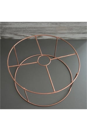 Eskiltme Renk Abajur Şapkası Teli 4 Mm Kalınlık 30 Cm Çap