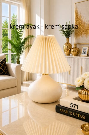 Metal Ayaklı metal kasnaklı vizkon kumaş başlıklı Masa Abajuru geçe lambası aydınlatma yatak başı