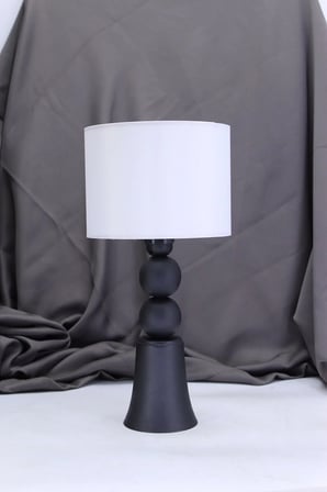 Kumaş Başlık Metal Ayaklı Masa ,Yatak Başı,Gece Lambası ,Komodin Üstü Abajuru