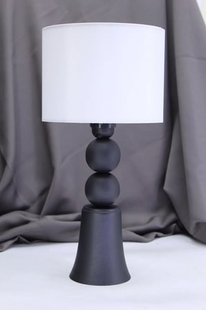 Kumaş Başlık Metal Ayaklı Masa ,Yatak Başı,Gece Lambası ,Komodin Üstü Abajuru