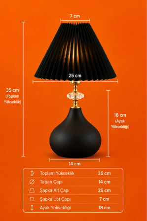 pileli elips masa abajuru gece lambası yak aodası lambası modern dekoratif abajur