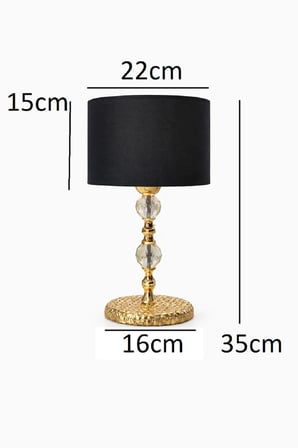 E SERSİ ROSE GOLD AYAKLI KUMAŞ BAŞLIKLI MASA ABAJURU AYDINLATMA LAMBASI YATAK ODASI LAMBASI