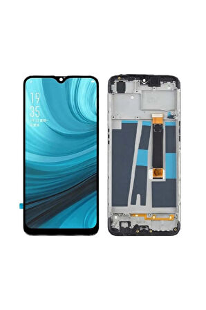 Oppo A5s - AX7 Ekran Dokunmatik Çıtalı (Siyah)