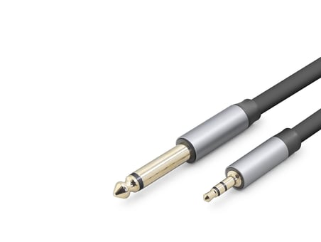 3.5Mm To 6.35Mm Gitar Kablosu 5 M - Siyah HDX1081