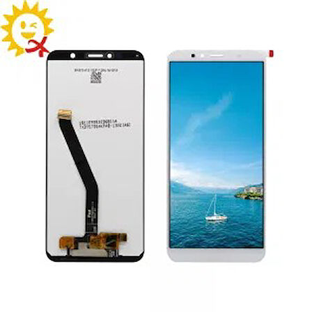 Huawei Y6 2018 Ekran Dokunmatik SRV (Beyaz)