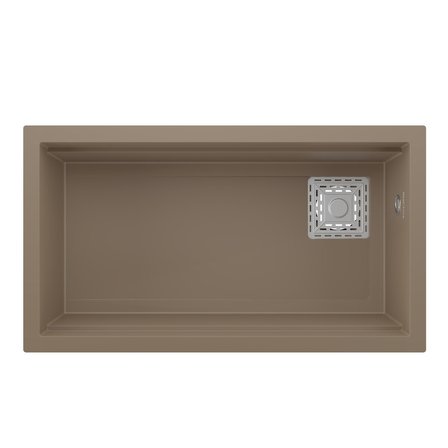 RealStone Almina Granit Evye 755x470 mm Fonksiyonel Mutfak Evyesi - RealStone Almila Cappuccino