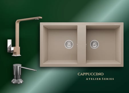 Cappuccino Atelier Series Nemrut 97 P019 & Göksu Premium Mutfak Koleksiyonu