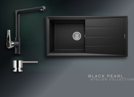 Black Pearl Collection Efes 100 P012 & Vesta Premium Mutfak Koleksiyonu