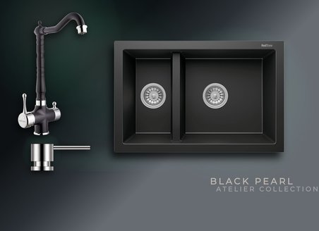 Black Pearl Collection Bergama P018 & Ares Premium Mutfak Koleksiyonu