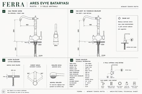 Black Pearl Collection Nemrut 97 P019 & Ares Premium Mutfak Koleksiyonu