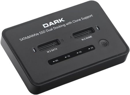 M.2 NVMe &amp; SATA SSD Klon Destekli Disk İstasyonu (DK-AC-DSDM2C)