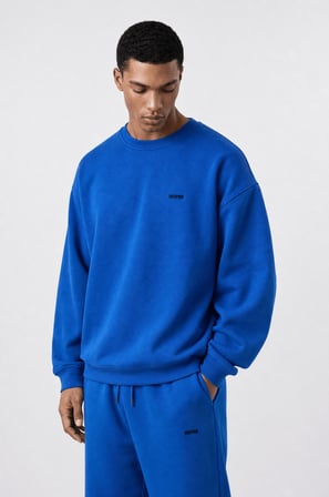Erkek Respire Basic Oversize Sweatshirt Saks