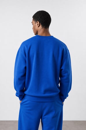 Erkek Respire Basic Oversize Sweatshirt Saks