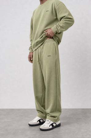 Erkek Respire Basic Baggy Eşofman Altı Küf