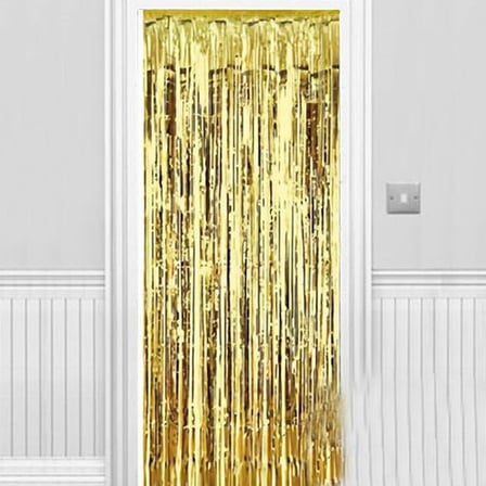 Işıltılı Duvar ve Kapı Perdesi Gold 90x200 cm