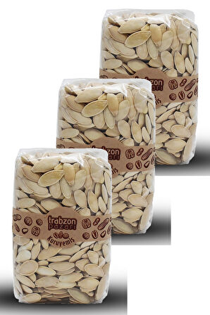 Yerli Kavrulmuş Tuzlu Kabak Çekirdeği 3x200 gr
