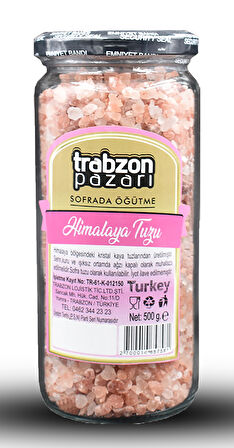 Doğal Rafinesiz, Iyotsuz Kristal Himalaya Tuzu 2x500 gr