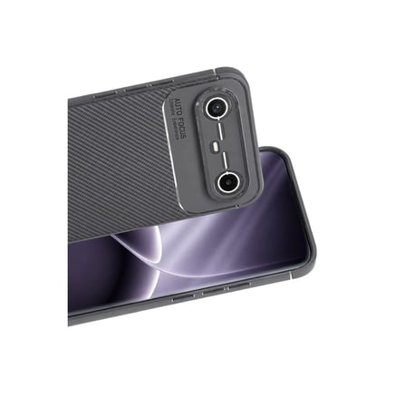 Tecno Spark Slim 5g Auto Focus Karbon Kapak - Gri