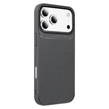 Newface Apple İphone 18 Pro Auto Focus Karbon Kapak - Gri