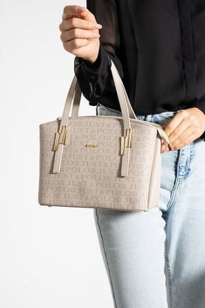 Tas Cuzdanli Orijinal Just Polo Yeni Sezon Buyuk Boy 5 Bolmeli El ve Omuz Cantasi 28*25 cm