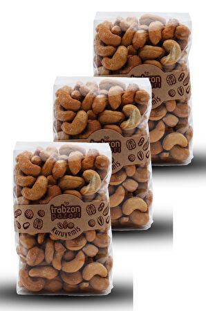 Doğal Kavrulmuş Tuzlu Kaju 3x260 gr