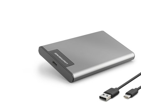 2.5 Inç Sata Hdd/Ssd Harici Disk Kutusu Usb 3.0 Type-C Rgb - Gümüş HDX1782
