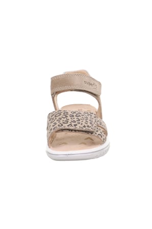 Superfit Sparkle Kız Çocuk Sandalet - Bej Leopar 609004-4010