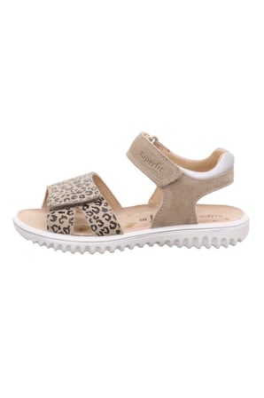 Superfit Sparkle Kız Çocuk Sandalet - Bej Leopar 609004-4010