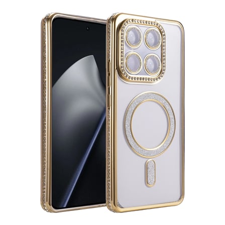 Newface Xiaomi Mi 17t Joke Simli Magneticsafe Kılıf - Gold