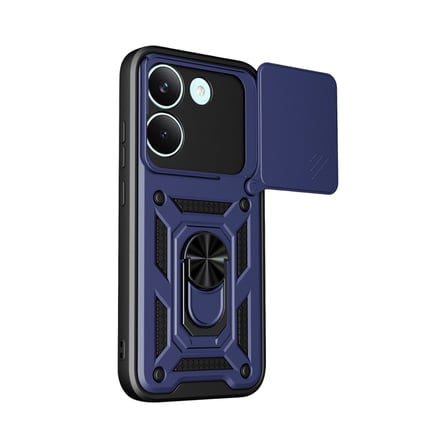Xiaomi Poco X8 Pro Pars Lens Yüzüklü Silikon - Lacivert