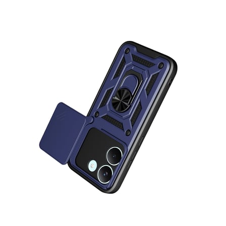 Xiaomi Poco X8 Pro Pars Lens Yüzüklü Silikon - Lacivert