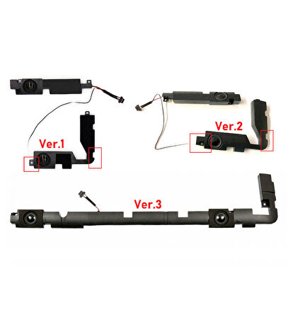 Asus K555L, X555L Notebook speaker Seti - Ver.3