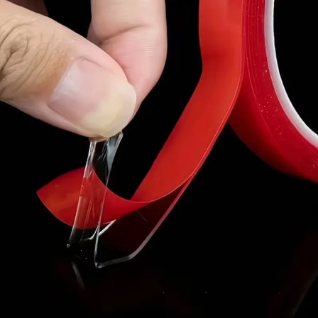 Silikon Çift Taraflı Montaj Bantı Şeffaf Tape 25mm X 5mt