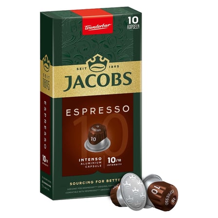 4 Adet Jacobs Espresso 10 Kapsül Kahve 10’Lu