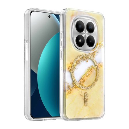 Onegif Xiaomi Redmi Note 15 Pro 4g Lotus Simli Magsafe Kapak - Gümüş