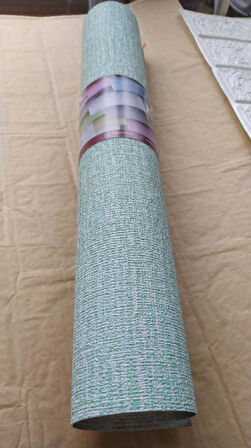 50x280cm Yeşil Kendinden Yapışkanlı Isı Ve Ses Yalıtımını Destekler Boyanabilir Duvar Paneli Kağıdı