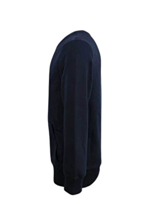 Fenerbahce Çocuk Marineblau Tribünü Pinsel detaylierte Herren Sweat