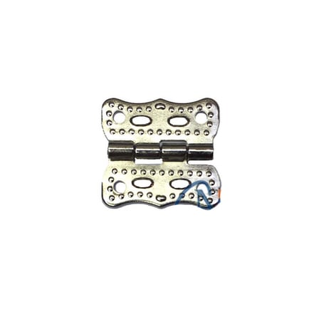 Papatya Menteşe - Küçük 20x20 mm, Nikel, 1 Adet