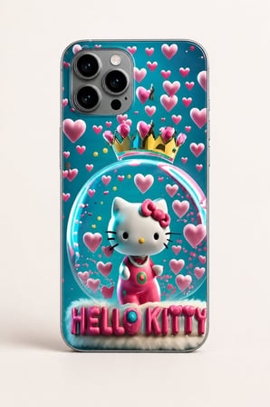 Hello Kitty - Tüm Telefonlara Uyumlu Kaplama | Sipariş Sonrası Marka ve Modelinizi İletiniz