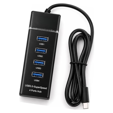 4 Port Type-C USB Hub 1.2M ZR1272