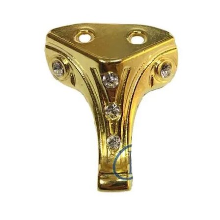 Moda Taşlı Ahşap, Mdf, Sunta Sandık Ayağı, Kutu Ayak 3,5 Cm - Sarı