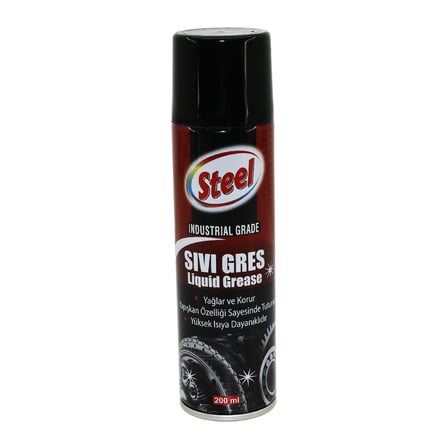 STEEL ST-1304 SIVI GRES SPREY 200ML YAĞLAR - KORUR - ISIYA DAYANIKLI (2)