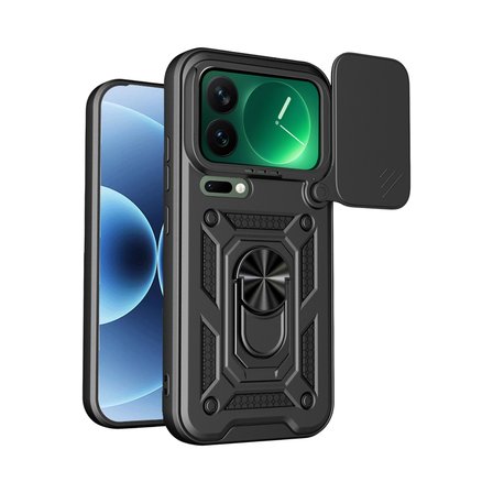Xiaomi Mi 17 Pro Max Pars Lens Yüzüklü Silikon - Siyah