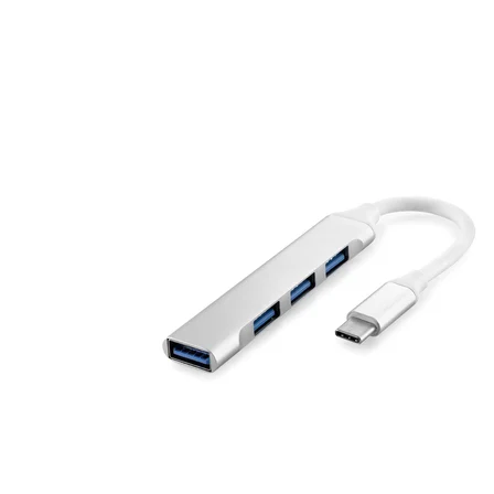 Evimdeyokyok USB Hub Type-C 4 Port Gümüş