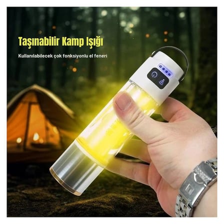 Gold Police Gp-222 Çok Fonksiyonlu Kamp Lambası 1000 Lümen