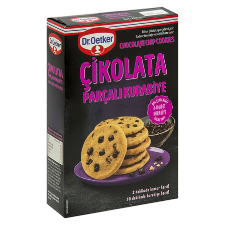 5 Adet Dr.Oetker Çikolata Parçalı Kurabiye Toz Karışımı 223 G