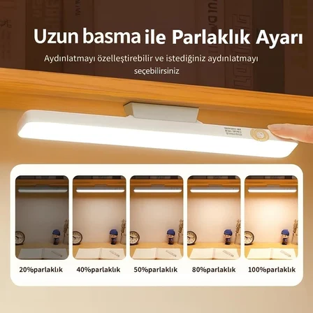Masa Üstü Dokunmatik 3 Renkli Şarjlı Led Lamba Okuma Lambası
