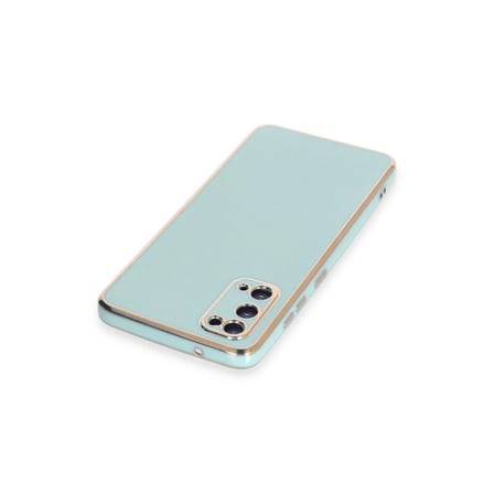 Newface Samsung Galaxy S20 Kılıf Volet Silikon - Açık Yeşil