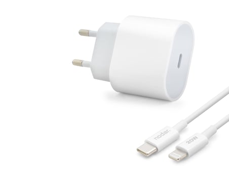 Type-C Lightning Hızlı Şarj Seti 20W Pd - Beyaz ND1002