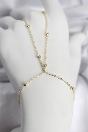 316L Çelik Gold Renk Top Zincirli Kadın Şahmeran TJ-SN742
